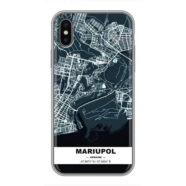 Чохол з принтом «Маріуполь» для iPhone Xs Max