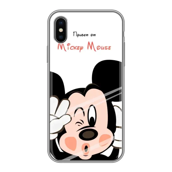 Чохол з принтом «Маус Міккі» для iPhone Xs Max