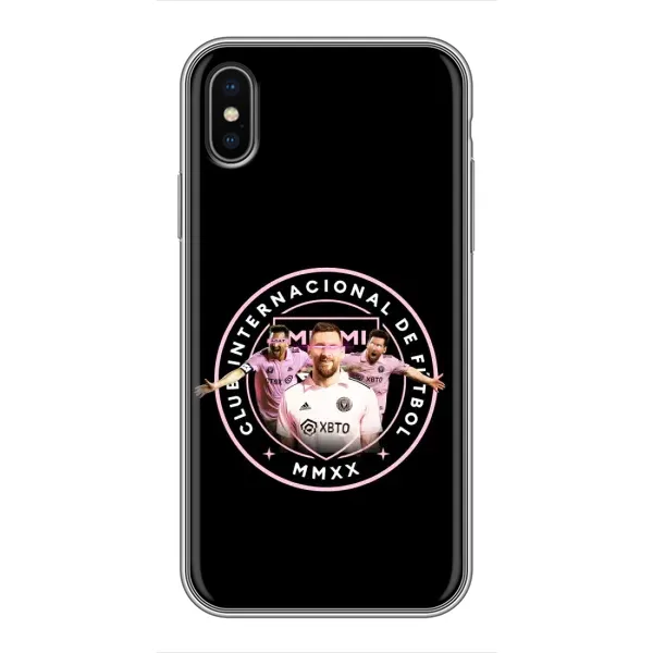 Чохол з принтом «Мессі в лого» для iPhone Xs Max