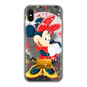 Чохол Disney Mouse iPhone Xs Max (PREMIUMPrint) (Minni з бантіком)