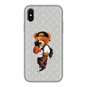 Бренднові Чохли для iPhone Xs Max - (PREMIUMPrint) (Ведмедик Луі)
