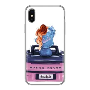 Чехол с печатью для iPhone Xs Max - (Мода) (AlphaPrint) (На машине)