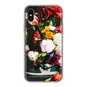 Бренднові Чохли для iPhone Xs Max - (PREMIUMPrint) (Nike цветы)
