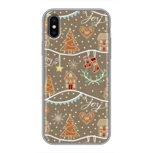 Новорічні, Святкові Чохли для iPhone Xs Max - 2024 год (Новорічні пряники)
