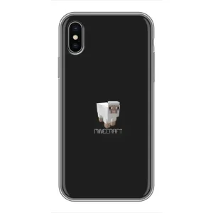 Чохол Майнкрафт на iPhone Xs Max (AlphaPrint) Minecraft (Овечка Майнкрафт)