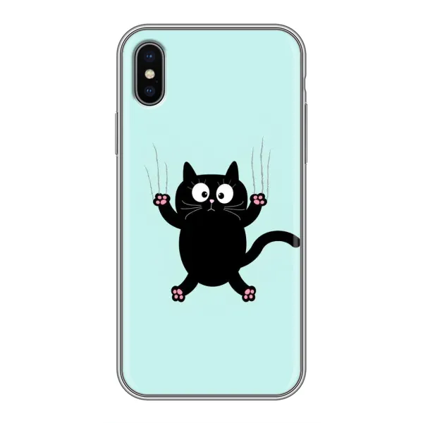 Чохол з принтом «Падаючий кіт» для iPhone Xs Max
