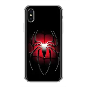 Чехол с человеком пауком для iPhone Xs Max - (AlphaPrint) (Паук марвел)