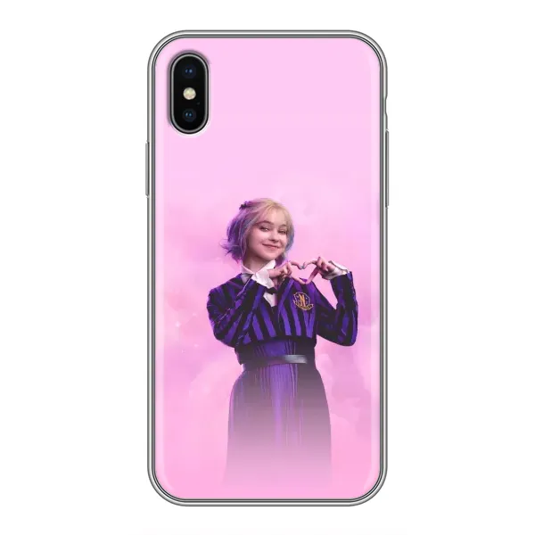 Чехол с принтом «Яркая Энид Уэнздей» для iPhone Xs Max Чехол с принтом «Яркая Энид Уэнздей» для iPhone Xs Max