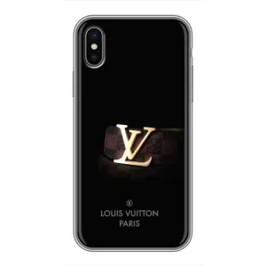 Чохли Луі Вітон для iPhone Xs Max (AlphaPrint - LOUIS VUITTON) (ремінець LV)