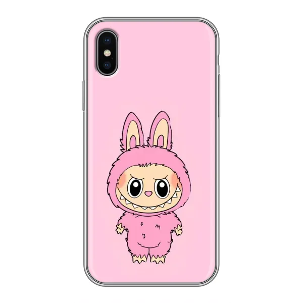 Чехол с принтом «Розовый Лабубу» для iPhone Xs Max