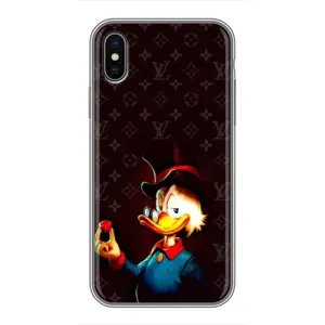 Чехли для iPhone Xs Max - Скрудж МакДак Louis Vuitton (PREMIUMPrint) (Скрудж з ботліантом)