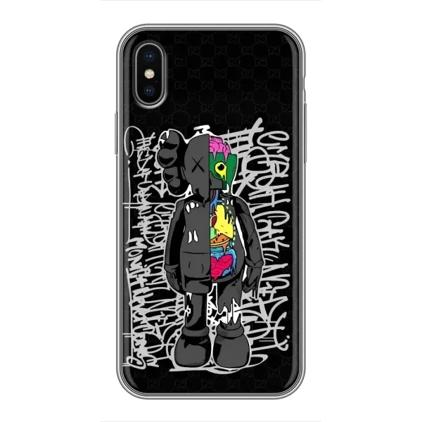 Чехол с принтом «Стиль Bearbrick» для iPhone Xs Max