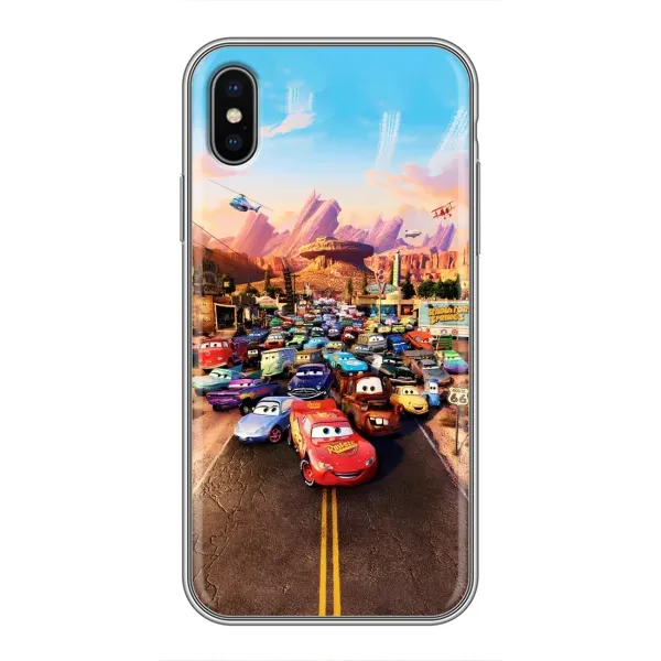 Чехол с принтом «Тачки на трассе» для iPhone Xs Max