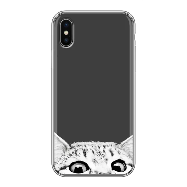 Чохол з принтом «Виглядає котик» для iPhone Xs Max Чохол з принтом «Виглядає котик» для iPhone Xs Max