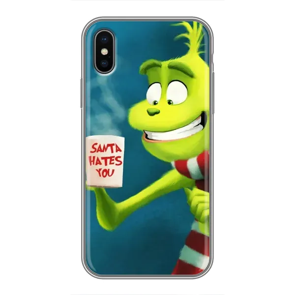 Чохол з принтом «Зелений Грінч» для iPhone Xs Max Чохол з принтом «Зелений Грінч» для iPhone Xs Max
