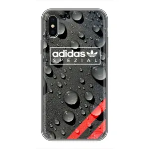 Чехлы Адидас для iPhone Xs (AlphaPrint) (Адидас принт)