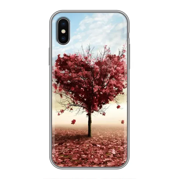 Чохол з принтом «Дерево серце» для iPhone Xs