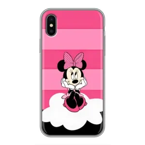 Эксклюзивный чехол для iPhone Xs (AlphaPrint - Мультяшные) (Девочка Maus)