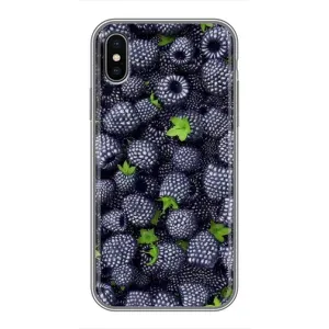 Чохли з фруктами для iPhone Xs (VPrint) (Ожина)