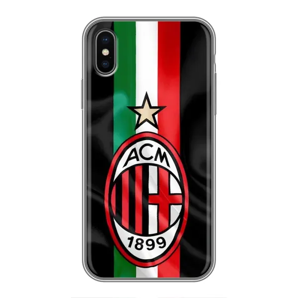 Чехол с принтом «ФК Милан» для iPhone Xs