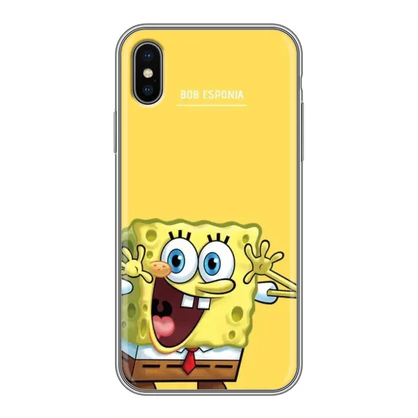 Чохол з принтом «Губка Боб» для iPhone Xs