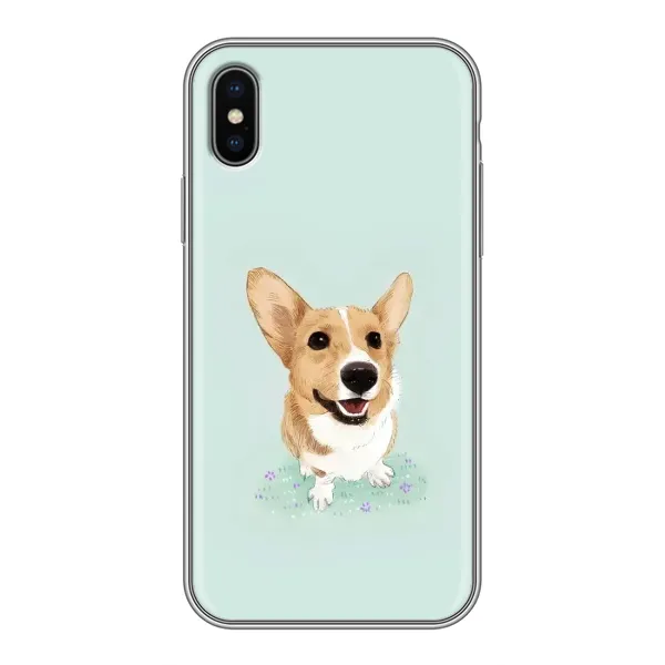 Чехол с принтом «Корги» для iPhone Xs