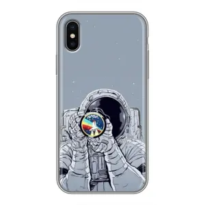Чохол NASA для iPhone Xs (AlphaPrint) (Космонавт фото)