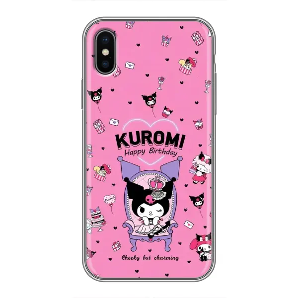 Чохол з принтом «KUROMI» для iPhone Xs