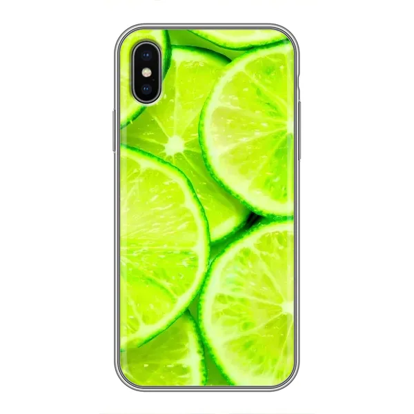 Чохол з принтом «Лайм» для iPhone Xs