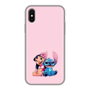 Чохол з принтом Стіч на iPhone Xs (Ліло і Стіч)