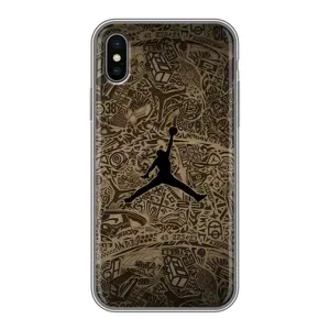 Чохли для iPhone Xs - з картинкою JORDAN (AlphaPrint) (Logo Jordan)