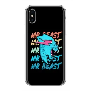Чохли Містер Біст для Еппле Ікс-ес (logo Mr beast)
