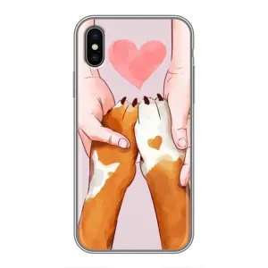 Чохли з собаками для iPhone Xs (VPrint) (Любовь до собак)