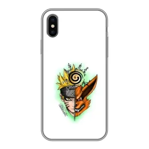Naruto Anime Чохли для Еппле Ікс-ес (AlphaPrint) (Наруто Курама)
