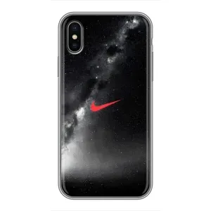 Чохол для iPhone Xs - з принтом Найк (AlphaPrint) (Найк червоний)