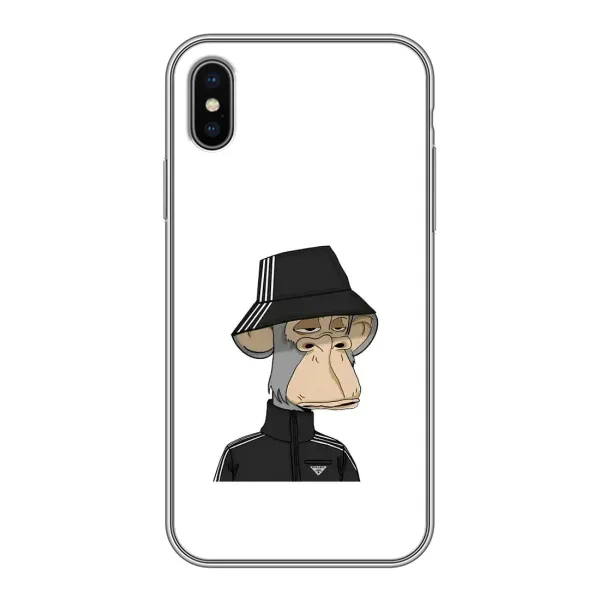 Чехол с принтом «обезьяна NFT Adidas» для iPhone Xs