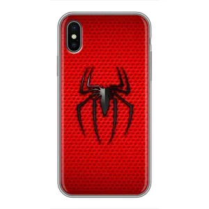 Чехол с человеком пауком для iPhone Xs - (AlphaPrint) (Паук Марвел)