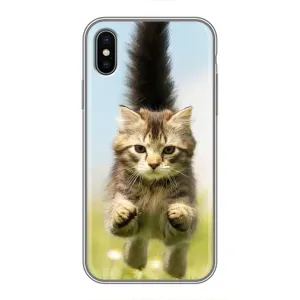 Чохли з Котиками для iPhone Xs (VPrint) (Прижок кота)