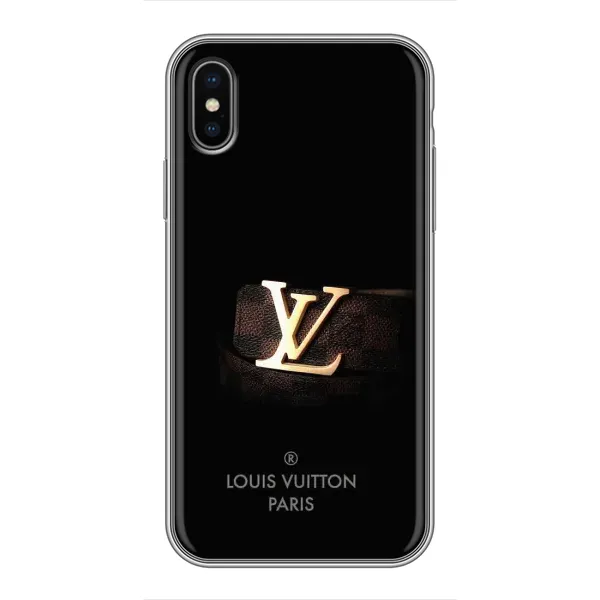 Чехол с принтом «ремешок LV» для iPhone Xs