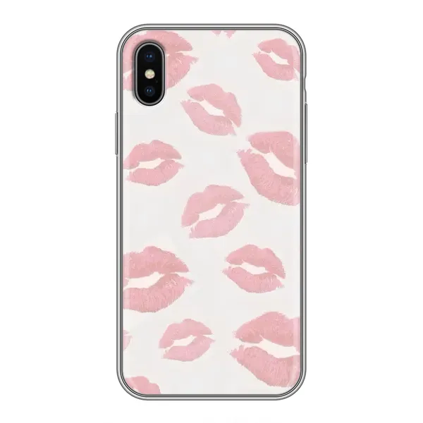Чехол с принтом «Розовые губы» для iPhone Xs Чехол с принтом «Розовые губы» для iPhone Xs
