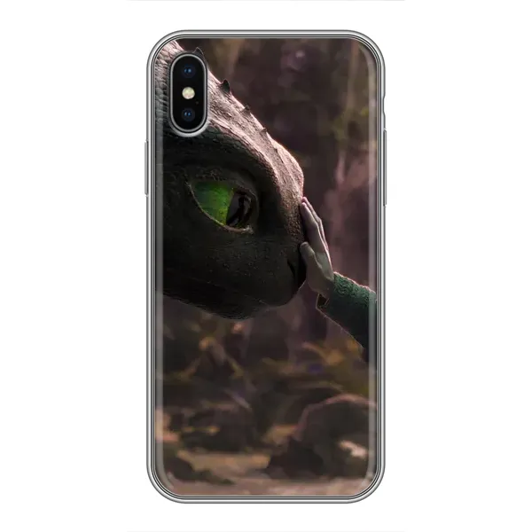 Чехол с принтом «Сцена с драконом» для iPhone Xs Чехол с принтом «Сцена с драконом» для iPhone Xs