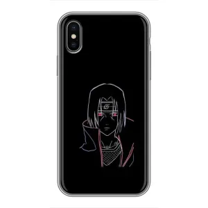 Чохли на тему: Ітачи Учіха для iPhone Xs (AlphaPrint) (силует Ітачі)