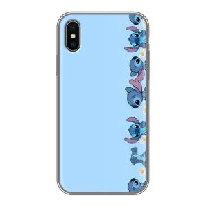 Чохол з принтом Стіч на iPhone Xs (Стіч фон)