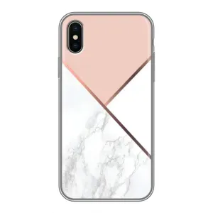 Мраморний чехол на iPhone Xs (VPrint) (Тройний мрамор)