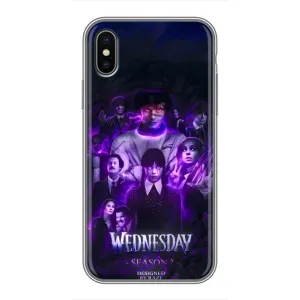 Чехол с дизайном Венздей 2 на iPhone Xs