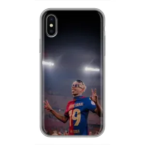Чохол з футболістом Ламін Ямаль iPhone Xs (Ямаль на стадіоні)
