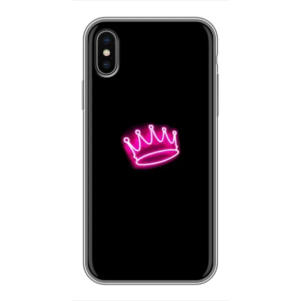Чохол з принтом «Яскрава корона» для iPhone Xs