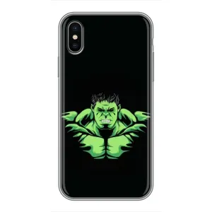 Чохли з героями Марвел iPhone Xs (VPrint) (Зелений Халк)