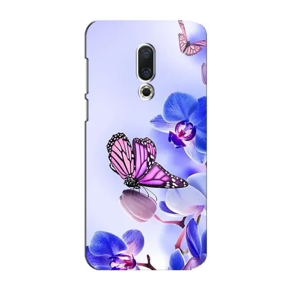 Чехол с принтом «Бабочка на цветочке» для Meizu 15 Plus