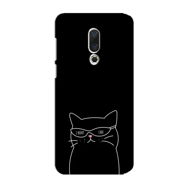 Чехол с принтом «Равнодушный кот» для Meizu 15 Plus